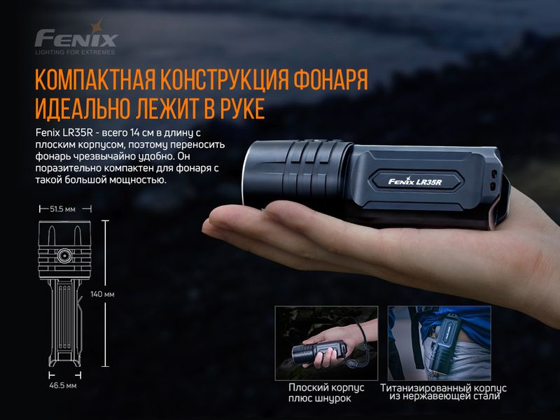 Ліхтар ручний Fenix LR35R 50664 фото