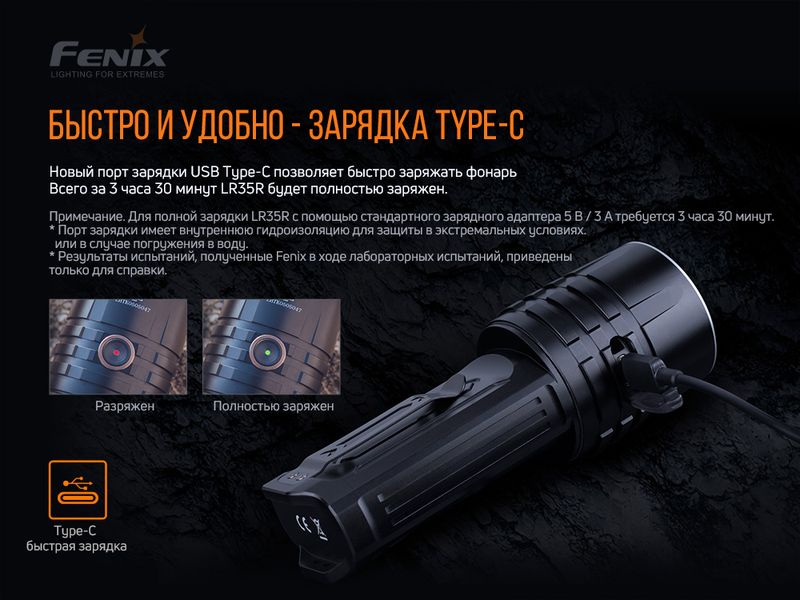 Ліхтар ручний Fenix LR35R 50664 фото