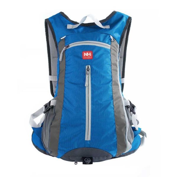 Велорюкзак з чохлом для шолома Naturehike 15 л sky blue NH15C001-B, блакитний 65080 фото