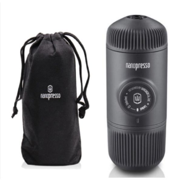 Портативна еспресо-кавоварка Wacaco Nanopresso Grey WNANOGR фото
