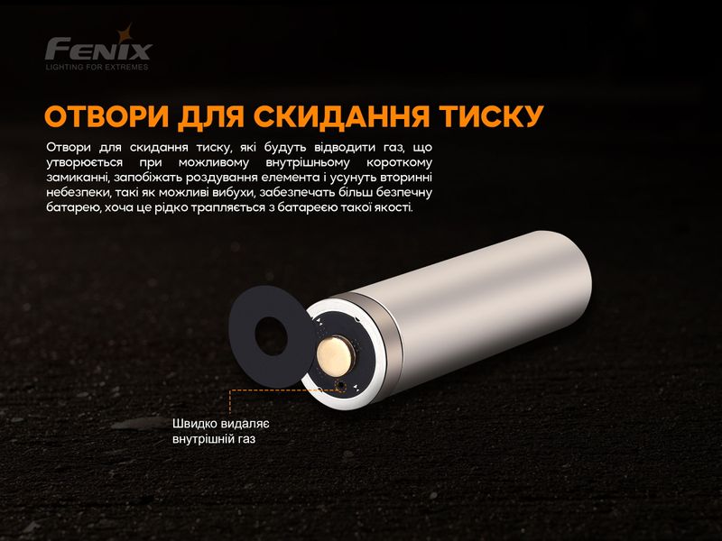 Акумулятор 18650 Fenix (3000 mAh) 61339 фото