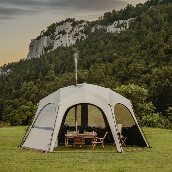 Опис тенту для кемпінгу Naturehike CNK230WS014, 4.6 м * 4,0 м, бежевого 6927595794685 фото