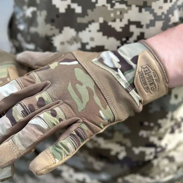 Рукавички тактичні Helikon-Tex Range Tactical Gloves - PenCott WildWood / Coyote A, розмір M 67313 фото