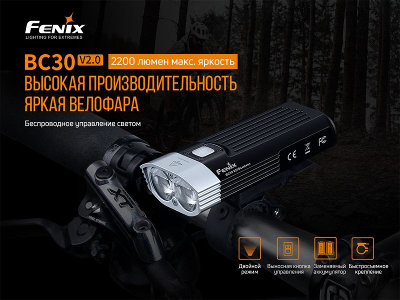 Велофара Fenix BC30 V2.0 48895 фото