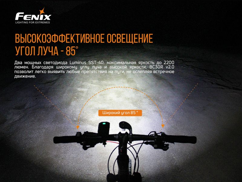 Велофара Fenix BC30 V2.0 48895 фото