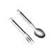Туристический набор ложка-вилка NexTool Portable Stainless Steel Tableware, нержавеющая сталь ntpstst фото 4