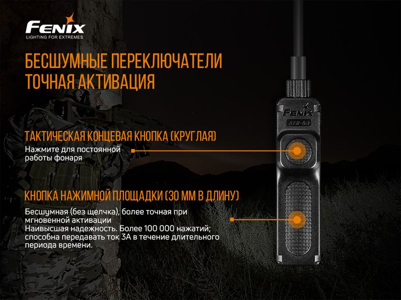 Виносна тактична кнопка Fenix AER-03 V2.0 45446 фото