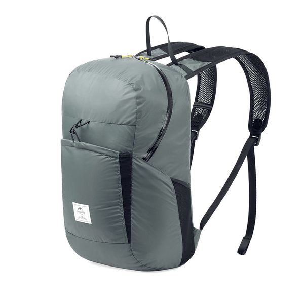 Рюкзак компактний Naturehike Ultralight NH17A017-B 22 л, сірий 58745 фото