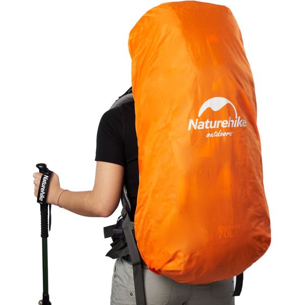 Рюкзак туристичний Naturehike NH70B070-B, 70 л + 5 л, чорно-сірий 57477 фото