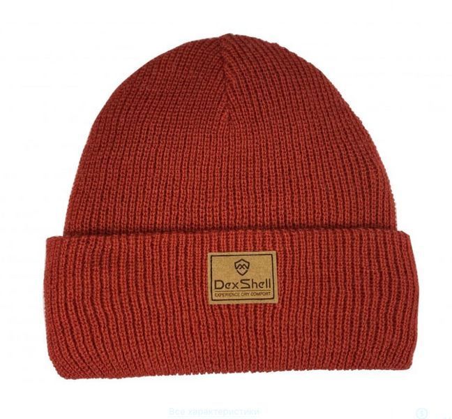 Шапка водонепроникна Dexshell Watch Beanie (56-58 см) червоний DH322RED фото