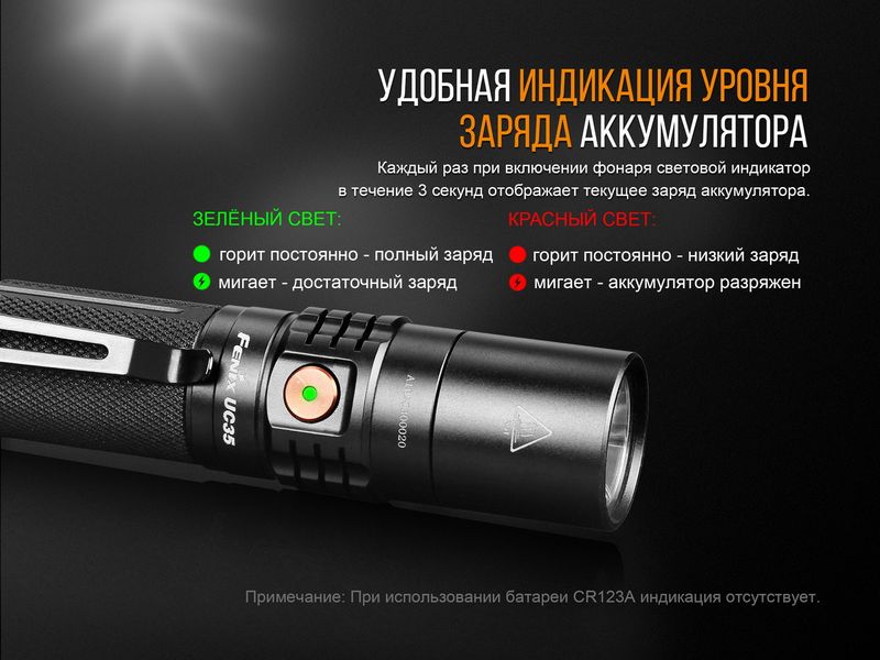 Ліхтар ручний Fenix UC35 V20 CREE XP-L HI V3 45117 фото