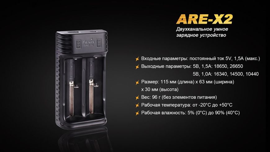 Зарядний пристрій Fenix ARE-X2 44717 фото