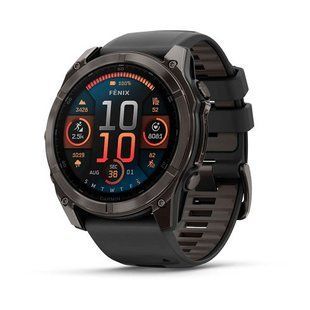 Смарт-часы Garmin fenix&nbsp;8 - 51мм, AMOLED Sapphire, Carbon Grey 010-02905-21 фото