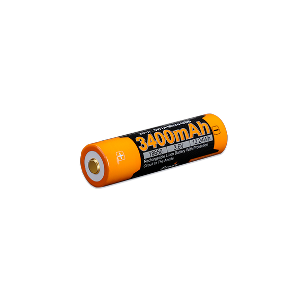 Акумулятор 18650 Fenix (3400 mAh) micro usb зарядка 63320 фото