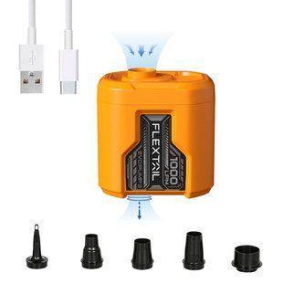 Портативний повітряний насос Flextail Evo Pump 3, 1000 л/хв, помаранчевий EP3G1300-OG-i фото