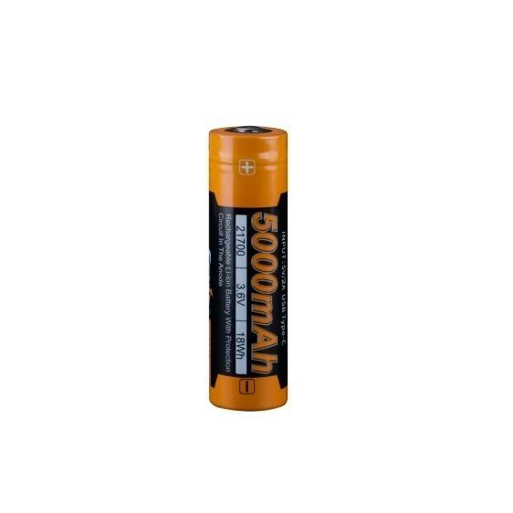 Акумулятор 21700 Fenix ARB-L21-5000U usb Type-C зарядка L21-5000U фото
