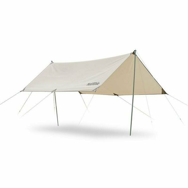 Тент для кемпінгу Naturehike Girder NH20TM006, 150D, 400*292 см, золотий (з двома стійками) 57591 фото