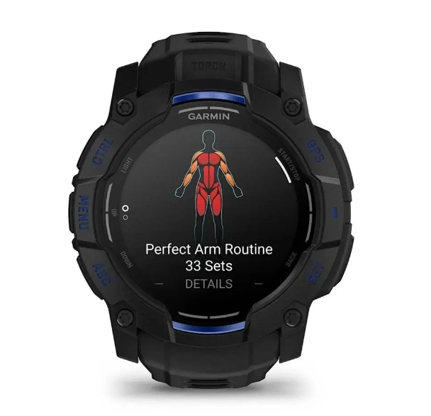 Смарт-часы Garmin Instinct 3 - 50 мм, AMOLED Black 010-03020-03 фото