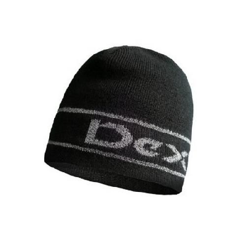 Шапка водонепроникна Dexshell Beanie Reflective Logo чорна з лого L/XL 58-60 см 44398 фото