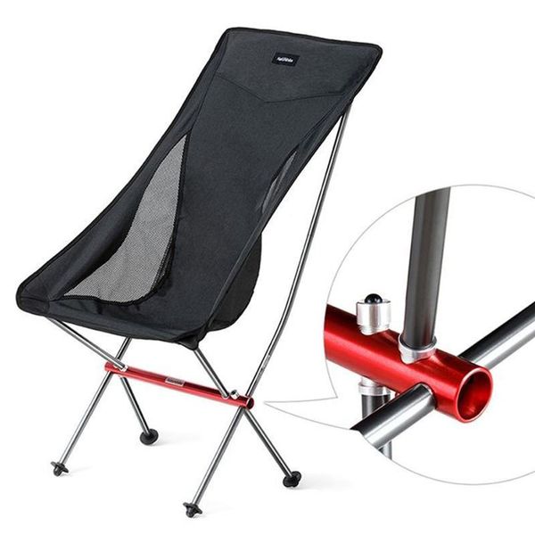 Крісло складане NaturehikeYL06 Alu Folding Moon Chair NH18Y060-Z, чорний 59459 фото