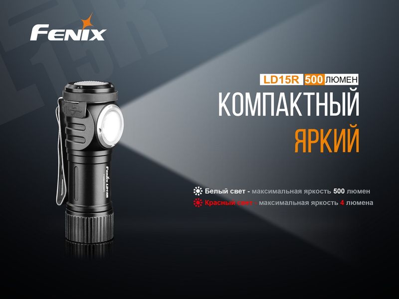 Ліхтар ручний Fenix LD15R Cree XP-G3 44963 фото