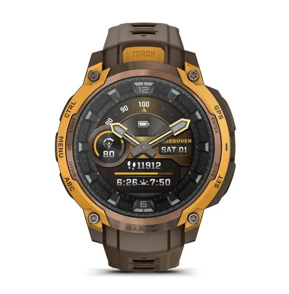 Смарт-годинник Garmin Instinct Crossover AMOLED Bronze 010-03398-01 фото