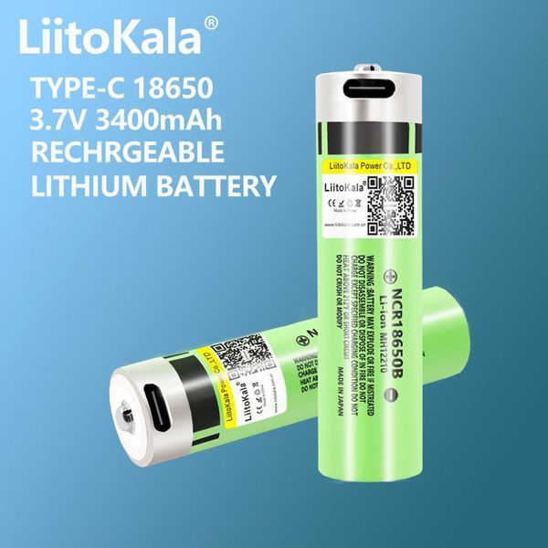 Акумулятор LiitoKala Lii-USB-34B 18650 3400mah 66129 фото