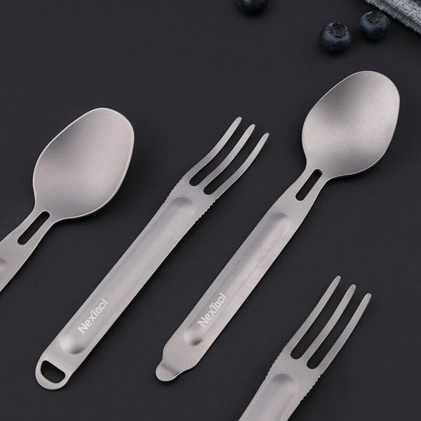 Столовий прилад NexTool Outdoor Spoon Fork NE0124 65381 фото