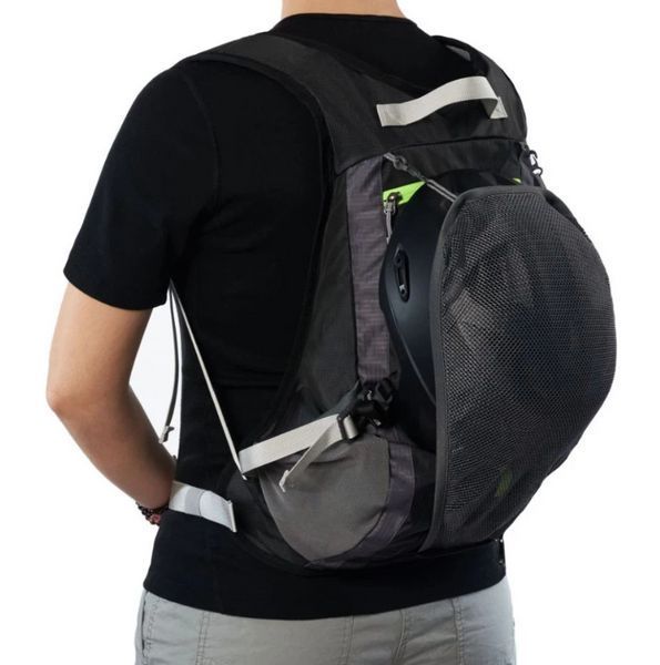 Велорюкзак с чехлом для шлема Naturehike 15 л sky blue NH15C001-B, голубой 6975641886310 фото