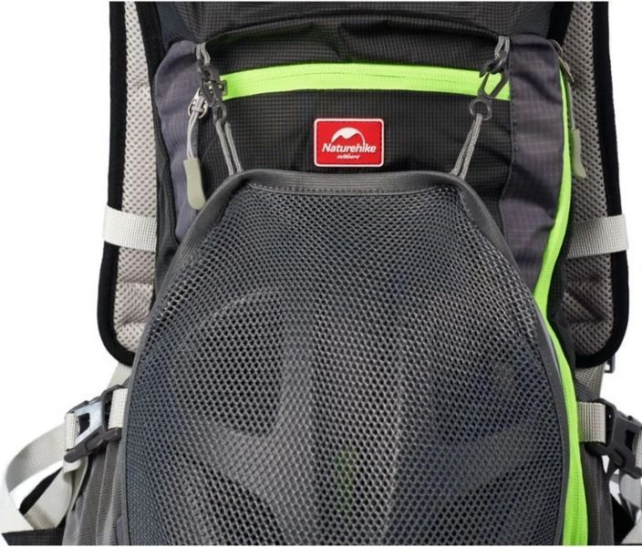 Велорюкзак с чехлом для шлема Naturehike 15 л sky blue NH15C001-B, голубой 6975641886310 фото