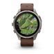 Смарт-годинник Garmin Fenix 9 Pro 47мм Titanium з Walnut коричневим шкіряним ремінцем 010-04336-41 фото 7