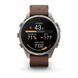 Смарт-годинник Garmin Fenix 9 Pro 47мм Titanium з Walnut коричневим шкіряним ремінцем 010-04336-41 фото 2