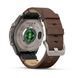 Смарт-годинник Garmin Fenix 9 Pro 47мм Titanium з Walnut коричневим шкіряним ремінцем 010-04336-41 фото 9