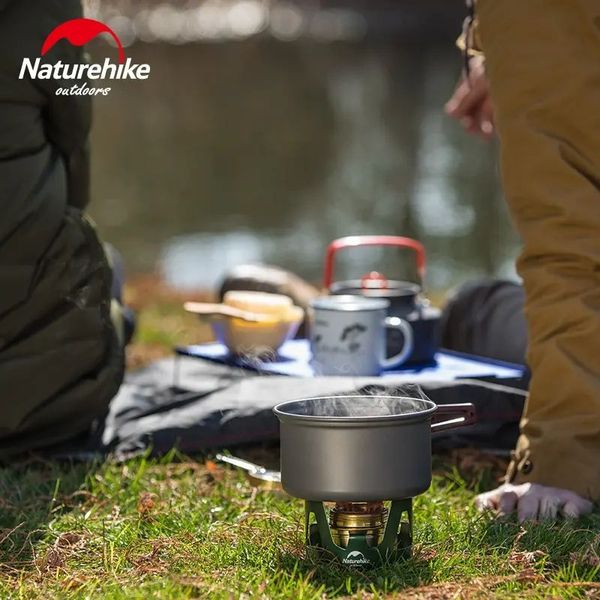 Пальник спиртовий Naturehike NH Alcohol Burner steel NH18L001-T, зелений 59469 фото