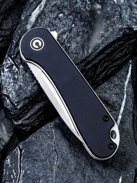 Ніж складаний кишеньковий Civivi Elementum, (7.5 см) D2 / G10 чорний C907A фото