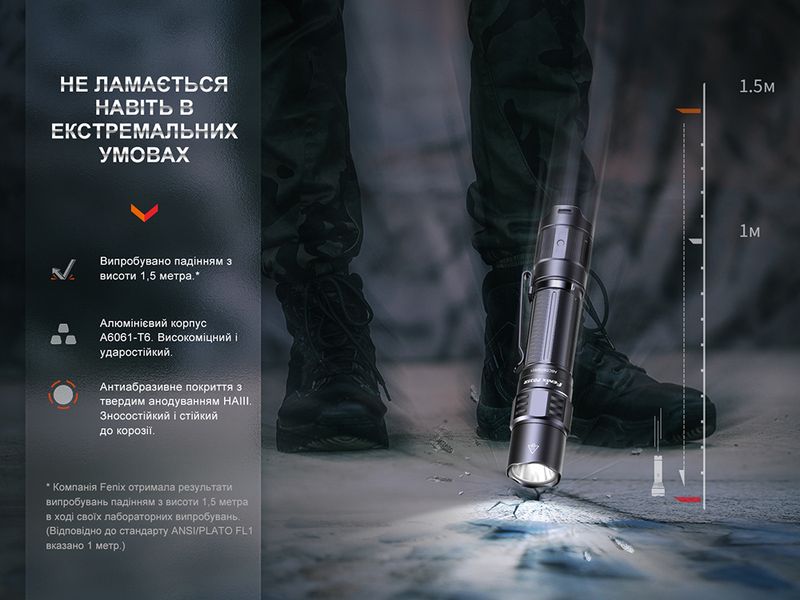 Ліхтар тактичний акумуляторний Fenix PD35R 61403 фото