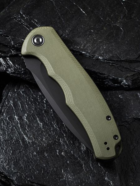 Ніж складаний туристичний Civivi C803F Praxis, (9.5 см) 9Cr18MoV / G10 зелений C803F фото
