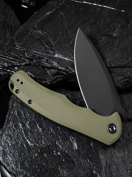 Ніж складаний туристичний Civivi C803F Praxis, (9.5 см) 9Cr18MoV / G10 зелений C803F фото