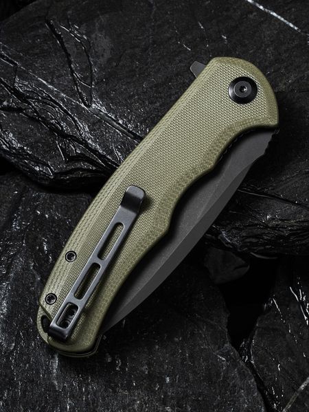 Ніж складаний туристичний Civivi C803F Praxis, (9.5 см) 9Cr18MoV / G10 зелений C803F фото
