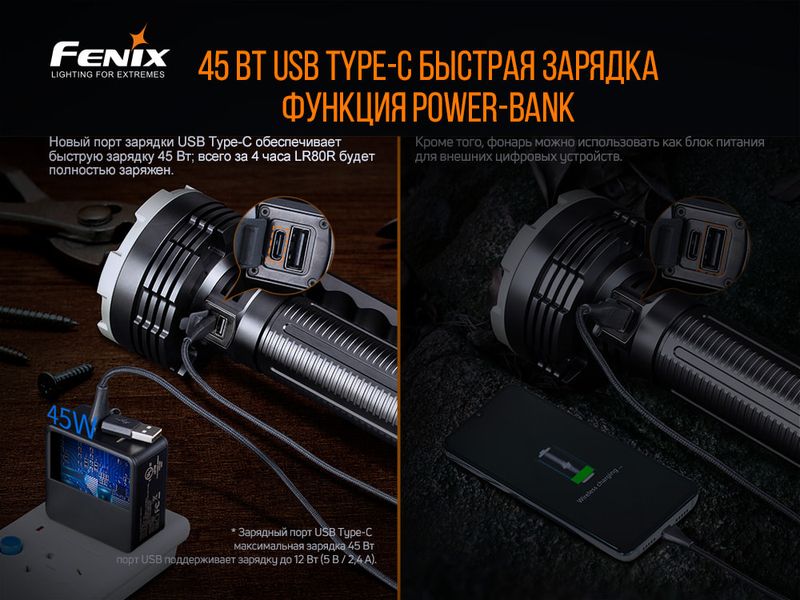 Ліхтар ручний Fenix LR80R 56214 фото