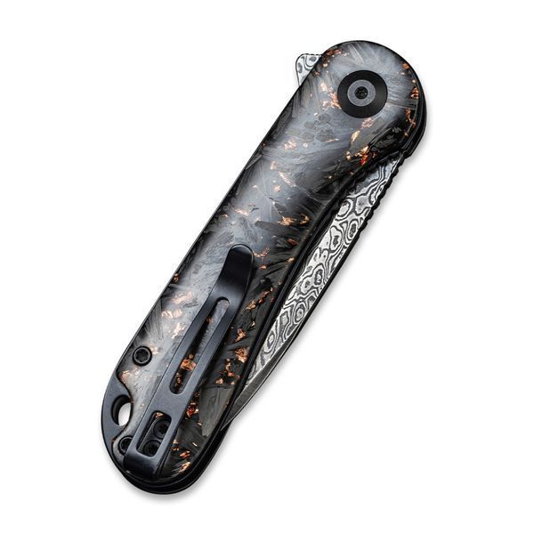 Ніж складаний кишеньковий Civivi Elementum, (7.5 см) Damascus / Carbon Fiber C907C-DS3 фото