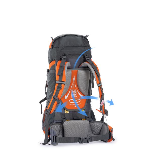 Рюкзак туристичний Naturehike NH70B070-B, 70 л + 5 л, блакитний 57488 фото