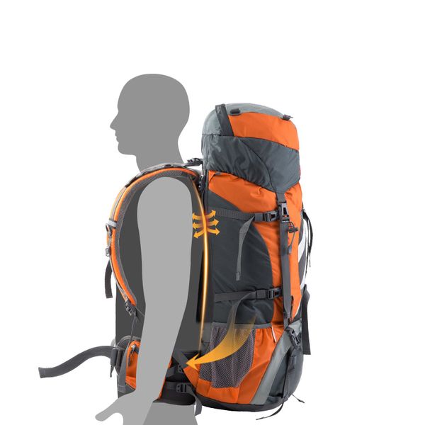 Рюкзак туристичний Naturehike NH70B070-B, 70 л + 5 л, блакитний 57488 фото