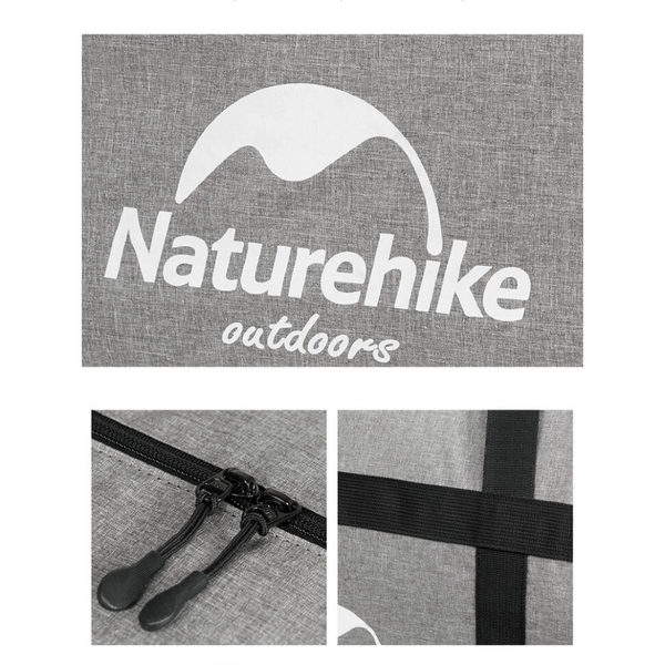 Сумка-баул для зберігання портативна Naturehike NH17S021-M, 45 л, темно-сірий 58853 фото