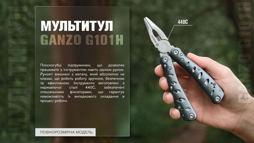 Мультитул Multi Tool Ganzo G101-H (G205) 45049 фото