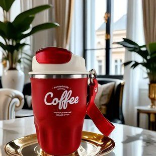 Термокружка Coffee термостакан крастный CCFR фото