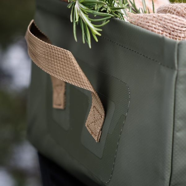 Складаний контейнер для води з ПВХ Naturehike Square bucket 13л army green NH19SJ007 58843 фото