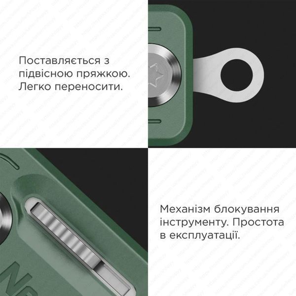 Мультитул NexTool Multi Functional Knife, зеленый NE20098 фото
