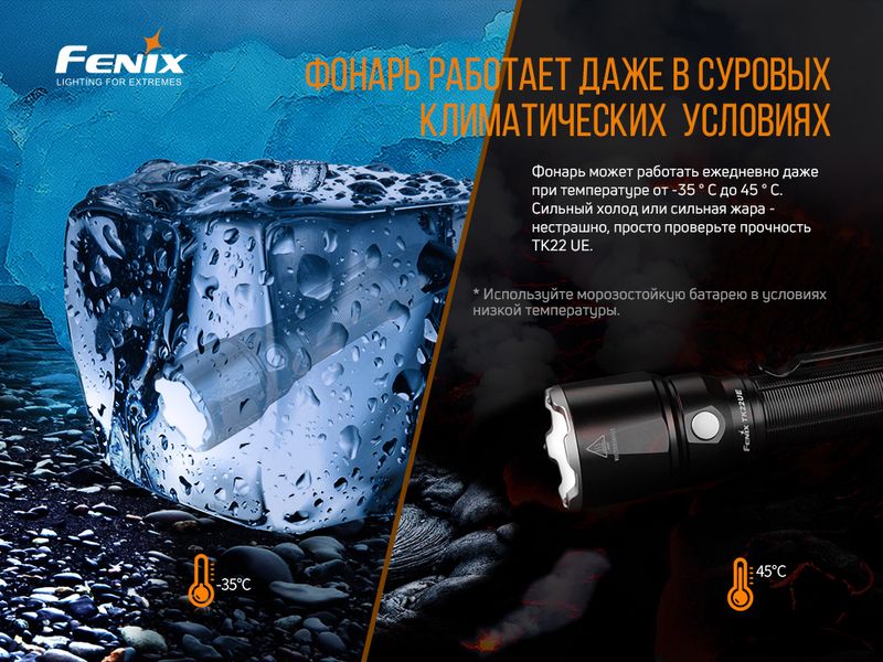 Ліхтар ручний Fenix TK22UE 46207 фото