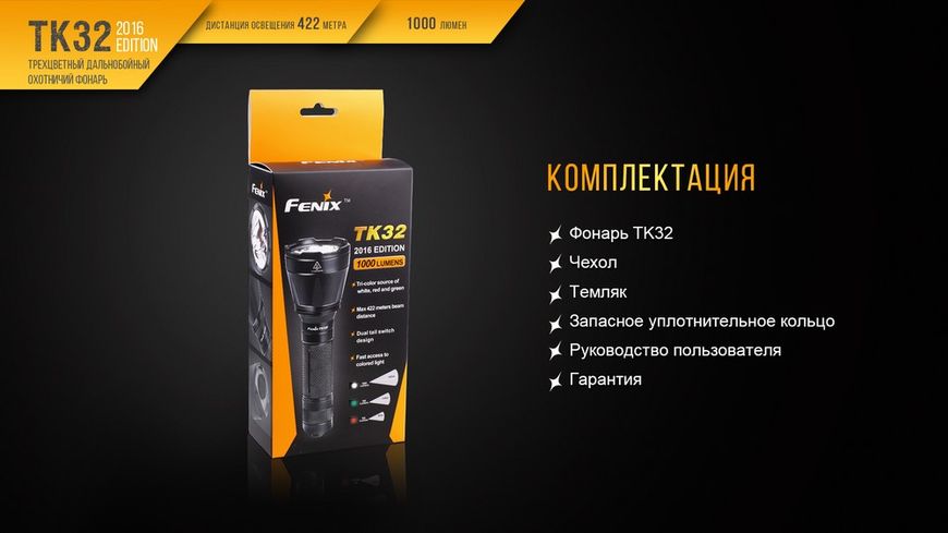 Ліхтар ручний Fenix TK32 2016 44980 фото